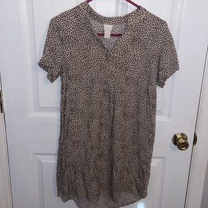 Animal print dress